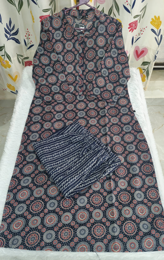 Kalamkari Cotton Co-ord Set