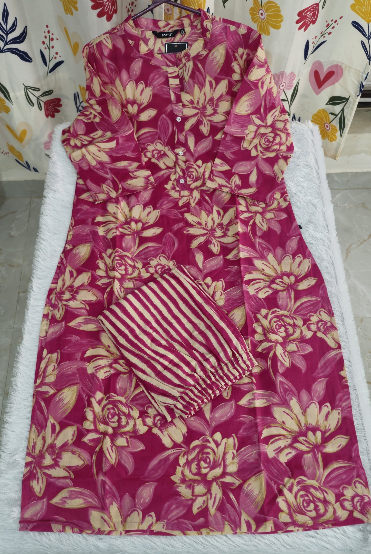Kalamkari Cotton Co-ord Set