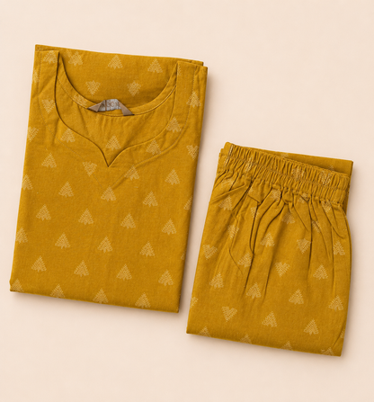 Women Cotton Printed Co-Ord Set