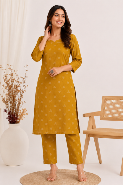 Women Cotton Printed Co-Ord Set